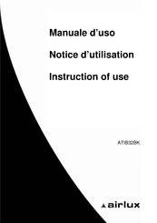 AIRLUX ATIB32BK Instructions Of Use