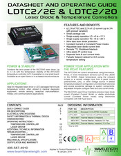 Wavelength Electronics LDTC2/2O Datasheet And Operating Manual