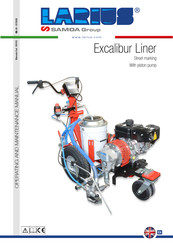 Samoa Larius Excalibur Liner Operating And Maintenance Manual