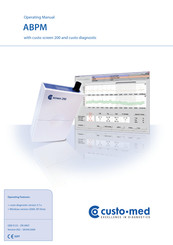 Custo Med custo cardio 200 Operating Manual