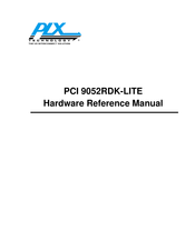 Broadcom PLX PCI 9052RDK-LITE Hardware Reference Manual