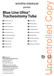 Smiths Medical Portex Blue Line Ultra Instructions For Use Manual