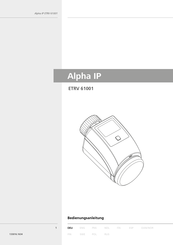 Alpha IP ETRV 61001 Instruction Manual