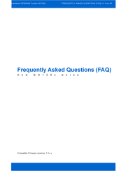 Teltonika GH120 Series Frequently Asked Questions Manual
