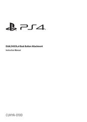 PlayStation PS4 Instruction Manual