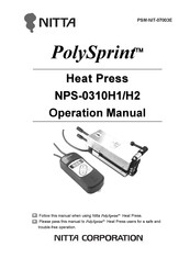 Nitta PolySprint NPS-0310H1 Operation Manual