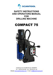Scantool COMPACT 75 Safety Instructions And Operator's Manual