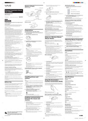 Sony VAIO VGP-WMS50 Operating Instructions