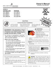 Hearth & Home CFL-24LP-IPI Owner's Manual