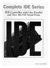 Boca Systems Complete IDE500 Manual