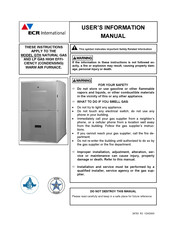 ECR International GTH User's Information Manual