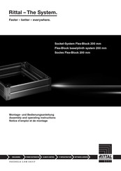 Rittal Flex-Block Assembly And Operating Instructions Manual