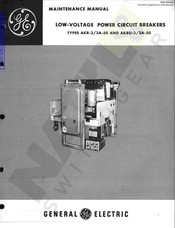 GE AKRU-3A-50 Maintenance Manual