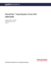 Thermo Scientific Applied Biosystems GeneChip 645 User Manual