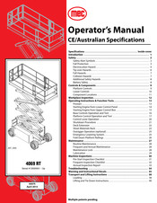 Mec 13500001 Operator's Manual