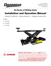 Dannmar DJ-6000 Installation And Operation Manual