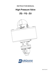 Bardiani ZQ Instruction Manual