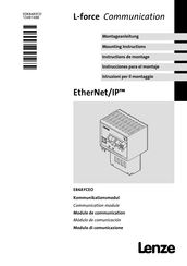 Lenze EtherNet/IP E84AYCEO Mounting Instructions