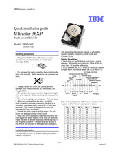 IBM DRHS-36V Quick Installation Manual