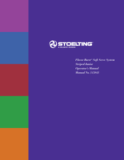 Vollrath STOELTING Flavor Burst STL-40SS-JR Equipment, Maintenance And Operations Manual