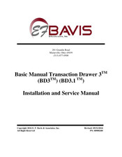 Bavis Basic Manual Transaction Drawer 3 Installation And Service Manual