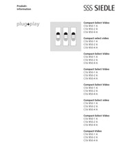SSS Siedle CSV 850-4 A Product Information