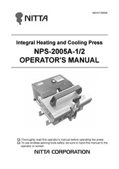 Nitta NPS-2005A-1 Operator's Manual