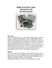 BYOC Parametric EQ Instructions Manual