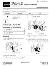 Toro 114-9273 Installation Instructions Manual