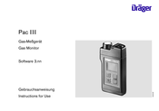 Dräger Pac III S Instructions For Use Manual