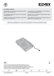 Elvox 68TU/K Installation And Operation Manual