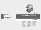 Bosch Professional GAS 35 M AFC Original Instructions Manual