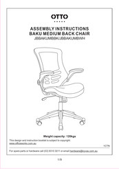 Officeworks OTTO JBBAKUMBBK Assembly Instructions Manual