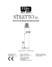 Will Burt Stiletto AL 10-Meter Operating Instructions Manual