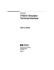 Hp 7750 User Manual
