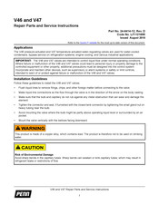 Penn V46C Repair Parts And Service Instructions