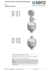 Sera 810.1-2,0/100 Operating Instructions Manual