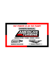 American Turbine DOMINATOR JET 12-TD Owner's Manual