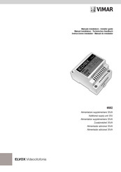 Vimar ELVOX 6582 Installer's Manual