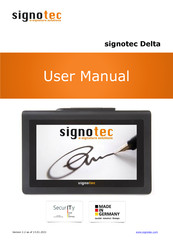 Signotec Delta User Manual