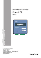 janitza Prophi 6R Manual