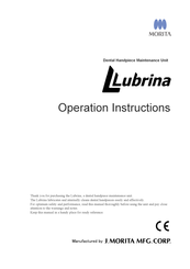 Morita Lubrina HIM-1 Operation Instructions Manual