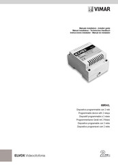 Vimar ELVOX 8013406205674 Installer's Manual