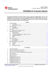 Texas Instruments BQ79606EVM User Manual