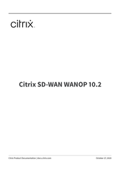 Citrix SD-WAN WANOP 10.2 Manual
