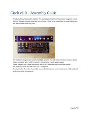 PMFoundations Clock Assembly Manual