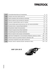 Protool AGP 230-26 R Original Instruction