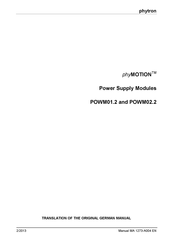 phytron phyMOTION POWM02.1 Manual