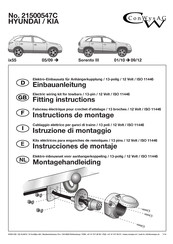 ConWys AG 21500547C Fitting Instructions Manual