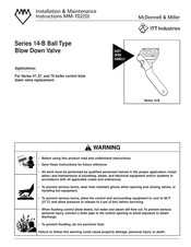 Itt McDonnell & Miller 14-B Series Installation & Maintenance Instructions Manual